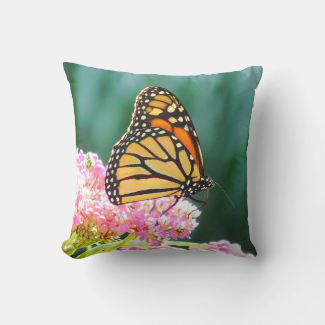 Monarch Butterfly Beauty Pillow Kussen (Voorkant)