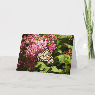 Monarch Butterfly Bedankkaart