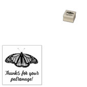 Monarch Butterfly Bedankt Zakelijk Rubberstempel (Gestempeld)