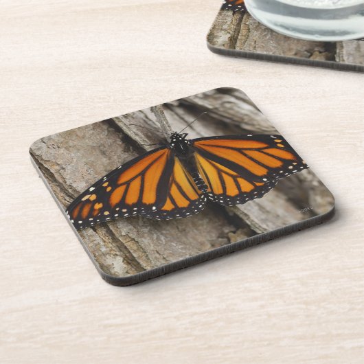 Monarch Butterfly Bier Onderzetter (Linkerzijde)