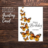 Monarch Butterfly Birthday Kaart