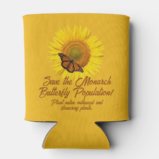 Monarch Butterfly Blikjeskoeler (Achterkant)