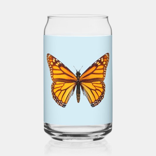 Monarch Butterfly Blikvorm Glas (Voorkant)