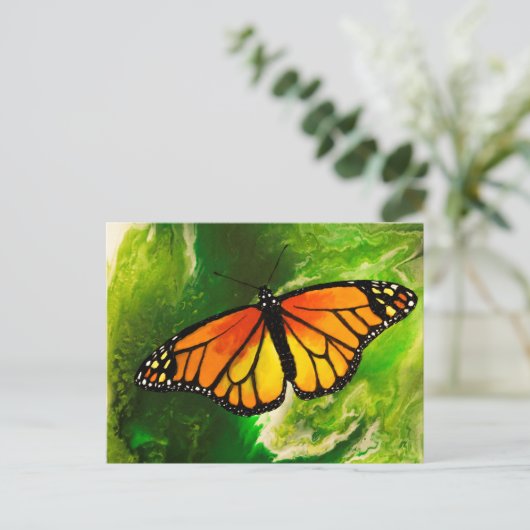 Monarch Butterfly Briefkaart (Staand voorkant)