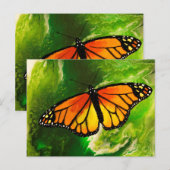 Monarch Butterfly Briefkaart (Voorkant / Achterkant)