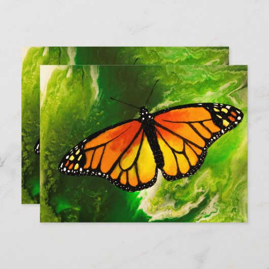 Monarch Butterfly Briefkaart (Voorkant / Achterkant)