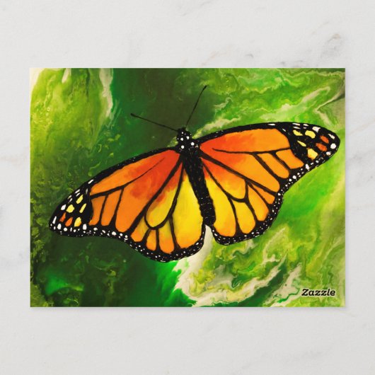 Monarch Butterfly Briefkaart (Achterkant)