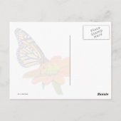 Monarch Butterfly Briefkaart (Achterkant)