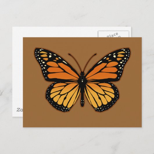 Monarch Butterfly Briefkaart (Voorkant / Achterkant)