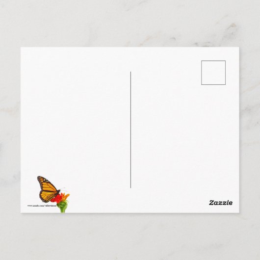 Monarch Butterfly Briefkaart (Achterkant)