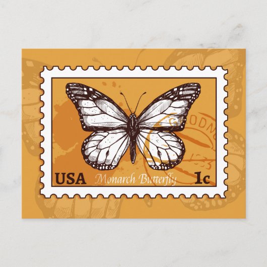 Monarch Butterfly Briefkaart (Voorkant)