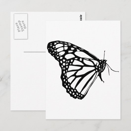 Monarch Butterfly Briefkaart (Voorkant / Achterkant)