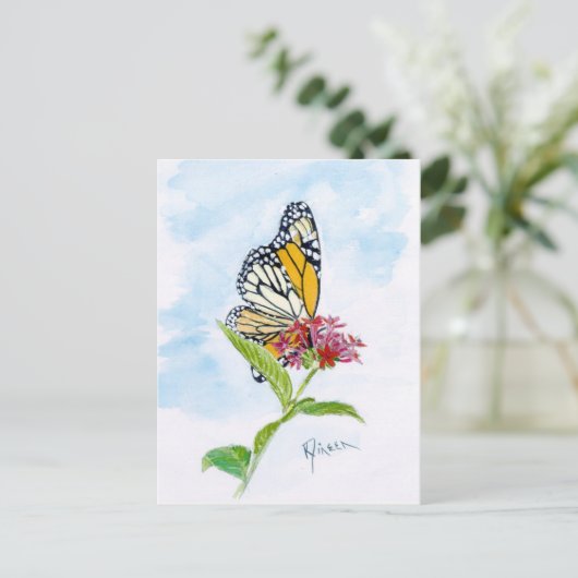 Monarch Butterfly Briefkaart (Staand voorkant)