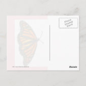 Monarch Butterfly Briefkaart (Achterkant)