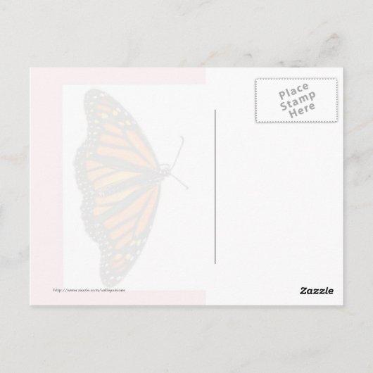 Monarch Butterfly Briefkaart (Achterkant)