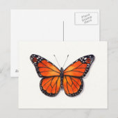 Monarch Butterfly Briefkaart (Voorkant / Achterkant)
