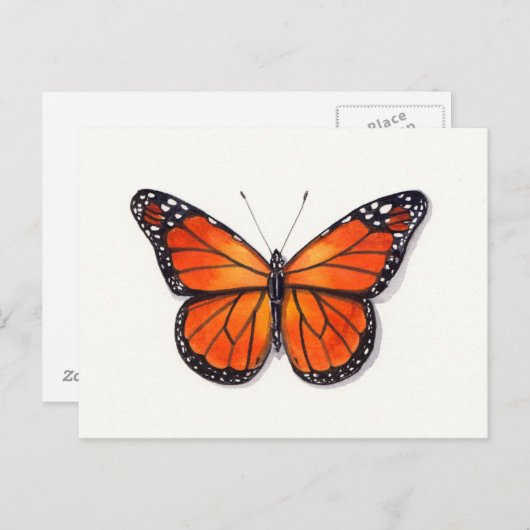 Monarch Butterfly Briefkaart (Voorkant / Achterkant)