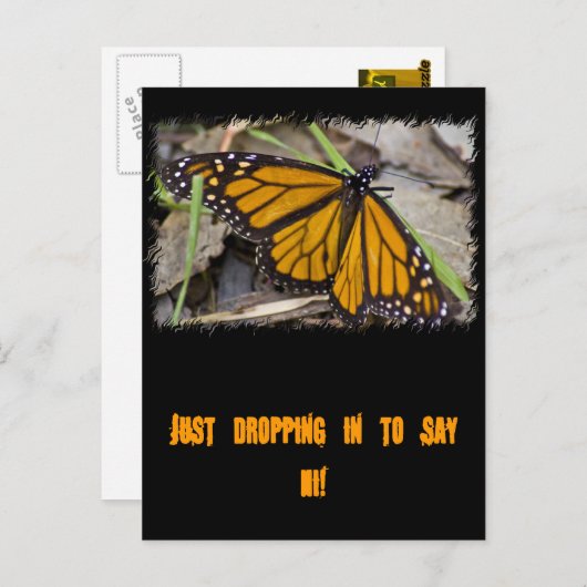 Monarch Butterfly Briefkaart (Voorkant / Achterkant)