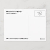 Monarch Butterfly Briefkaart (Achterkant)
