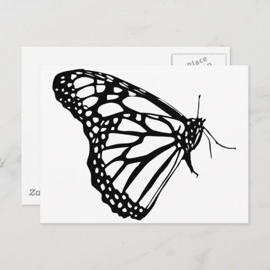 Monarch Butterfly Briefkaart (Voorkant / Achterkant)