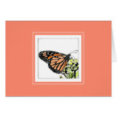 Monarch Butterfly-briefkaart (gekleurd) (Voorkant Horizontaal)