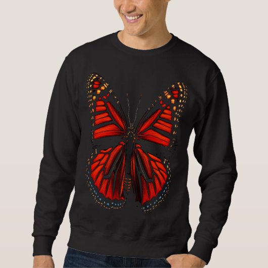 Monarch Butterfly Bright Colors Beautiful Insects Trui (Voorkant)