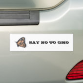 Monarch Butterfly Bumpersticker (Op auto)