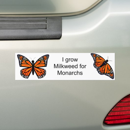 Monarch Butterfly Bumpersticker (Op auto)