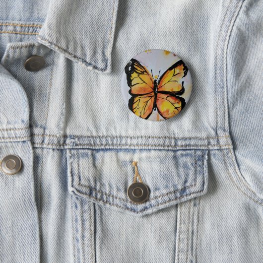 Monarch Butterfly Button (In situ)