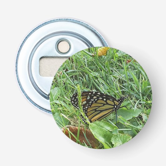 Monarch Butterfly Button Flesopener (Voorkant)
