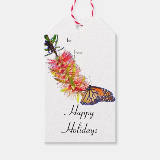Monarch Butterfly cadeau label Cadeaulabel (Voorkant)