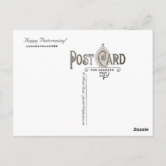 Monarch Butterfly & California Poppy - Briefkaart (Achterkant)