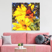 Monarch Butterfly — Canvas (Insitu (Woonkamer))