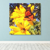 Monarch Butterfly — Canvas (Insitu (Houten vloer))