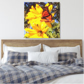 Monarch Butterfly — Canvas Afdruk (Insitu (Slaapkamer))