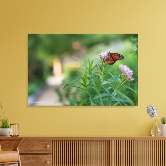 Monarch Butterfly Canvas Afdruk (Insitu (Woonkamer))