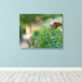 Monarch Butterfly Canvas Afdruk (Insitu (Houten vloer))