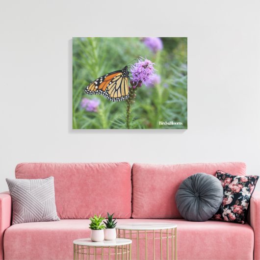 Monarch Butterfly Canvas Afdruk (Insitu (Woonkamer))