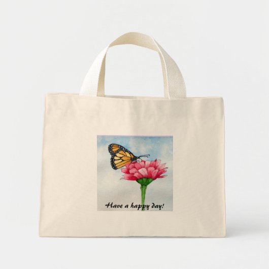 Monarch Butterfly Carry Bag Mini Tote Bag (Voorkant)