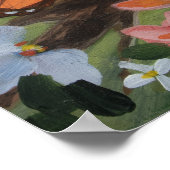 Monarch Butterfly Cat in Meadow Wall Art Poster (Hoek)