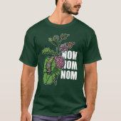 Monarch Butterfly Caterstyle Milkweed Nom Nom Nom T-shirt (Voorkant)