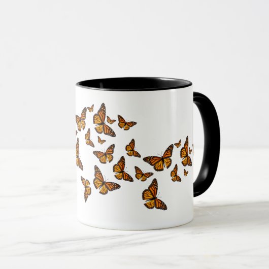 Monarch Butterfly Coffee Tea Kantoor CGift Ceramic Mok (Voorkant rechts)