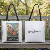 Monarch Butterfly Conservation Canvas tas-EcoGift Tote Bag