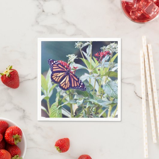 Monarch Butterfly custom party servetten (Insitu)