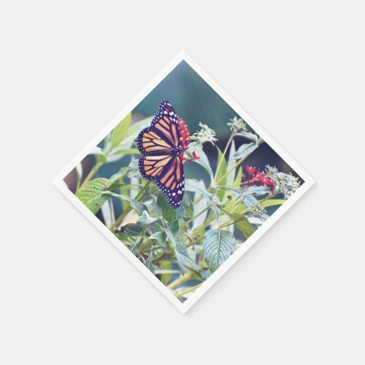 Monarch Butterfly custom party servetten (Hoek)