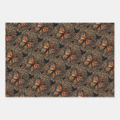 Monarch Butterfly Daisy Art Daisies Monarchs Inpakpapier Vel (Voorkant 3)