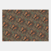 Monarch Butterfly Daisy Art Daisies Monarchs Inpakpapier Vel (Voorkant)