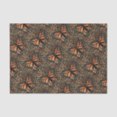 Monarch Butterfly Daisy Art Daisies Monarchs Tissuepapier (Voorkant)