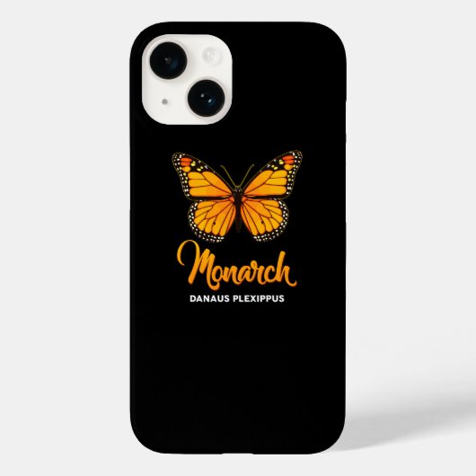 Monarch Butterfly Danaus Plexippus Case-Mate iPhone Case (Achterkant)