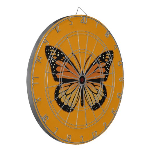 Monarch Butterfly Dartbord (Voorkant Links)